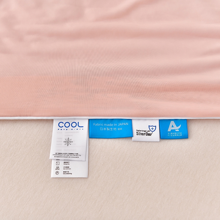 91家纺网 家纺一手货源 找家纺 永耀家纺 2026新款冷感冰激淋纯色凉感丝夏被空调被夏凉被 肉粉