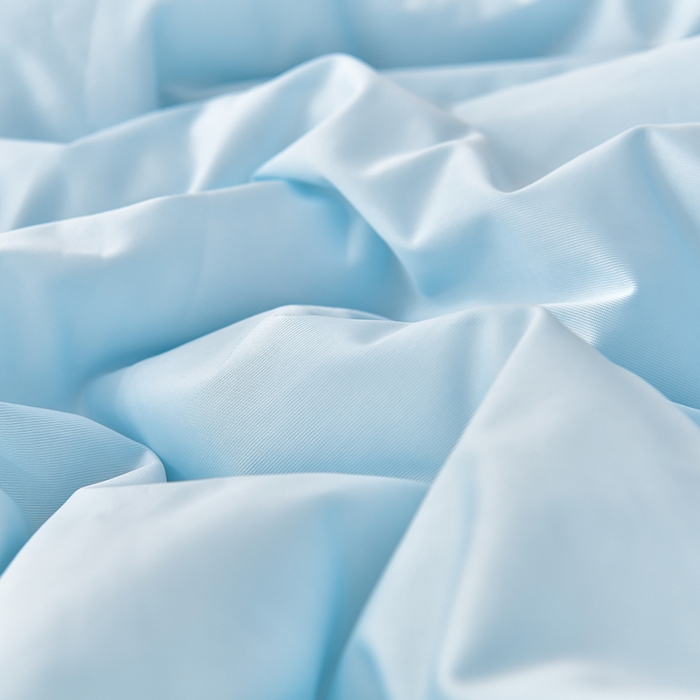 91家纺网 家纺一手货源 找家纺 永耀家纺 2026新款冷感冰激淋纯色凉感丝夏被空调被夏凉被 幽兰