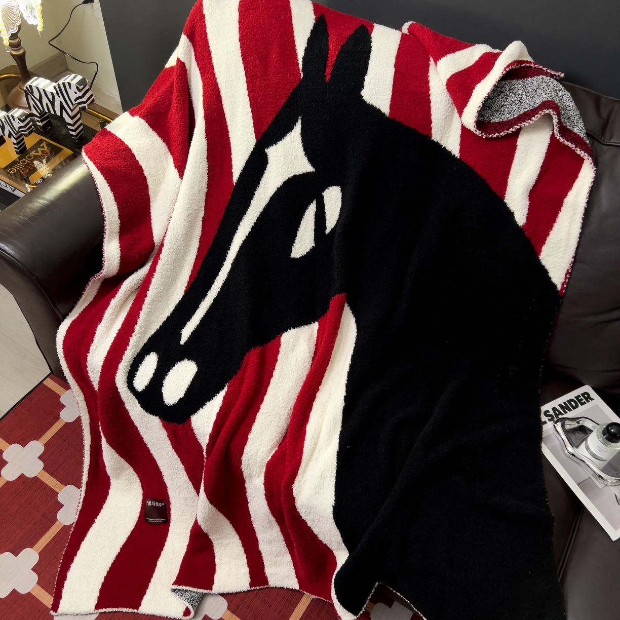 91家纺网 家纺一手货源 找家纺 安莱生活 2026新款针织绒毯毛毯毯子 黑马