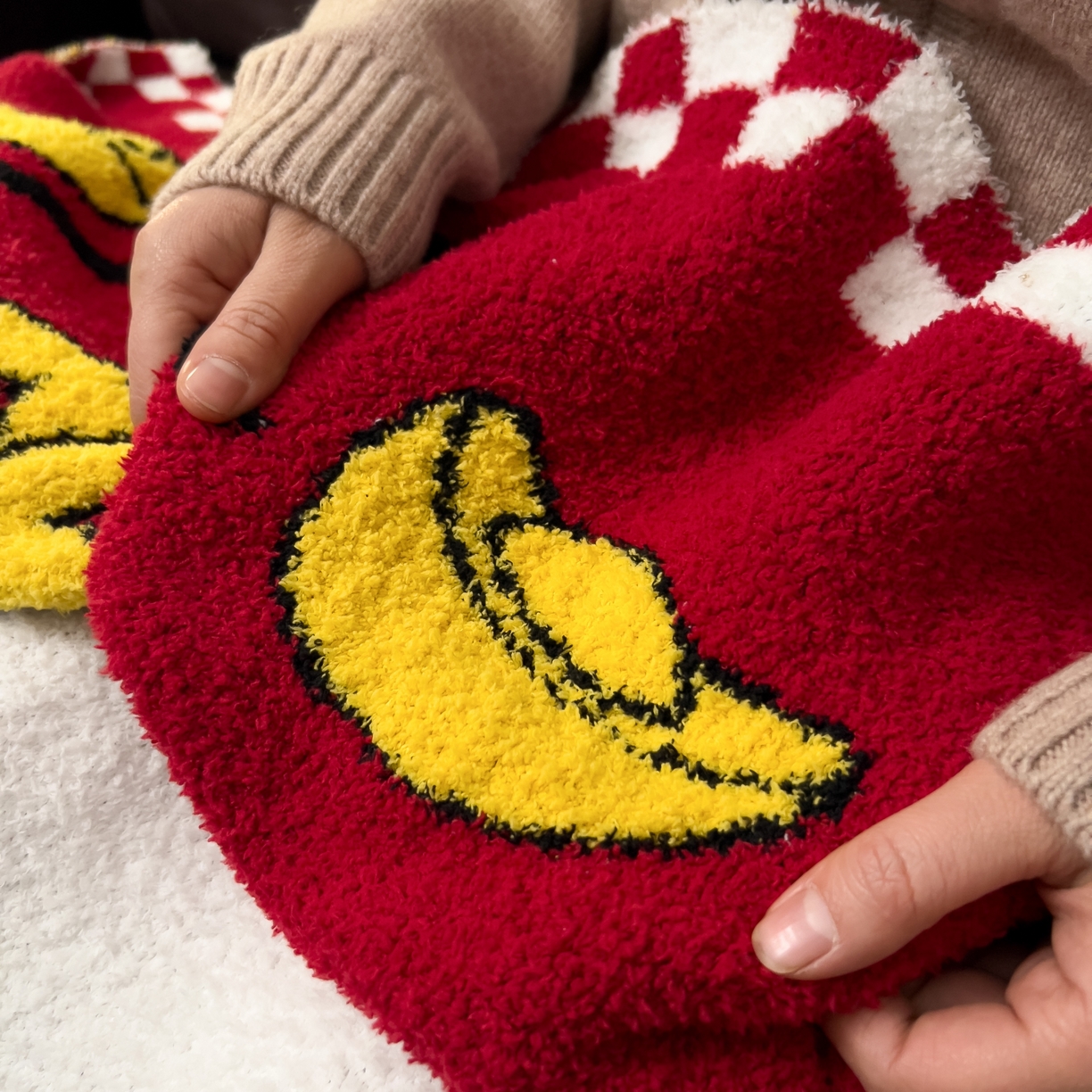 91家纺网 家纺一手货源 找家纺 安莱生活 2026新款针织绒毯毛毯毯子 象