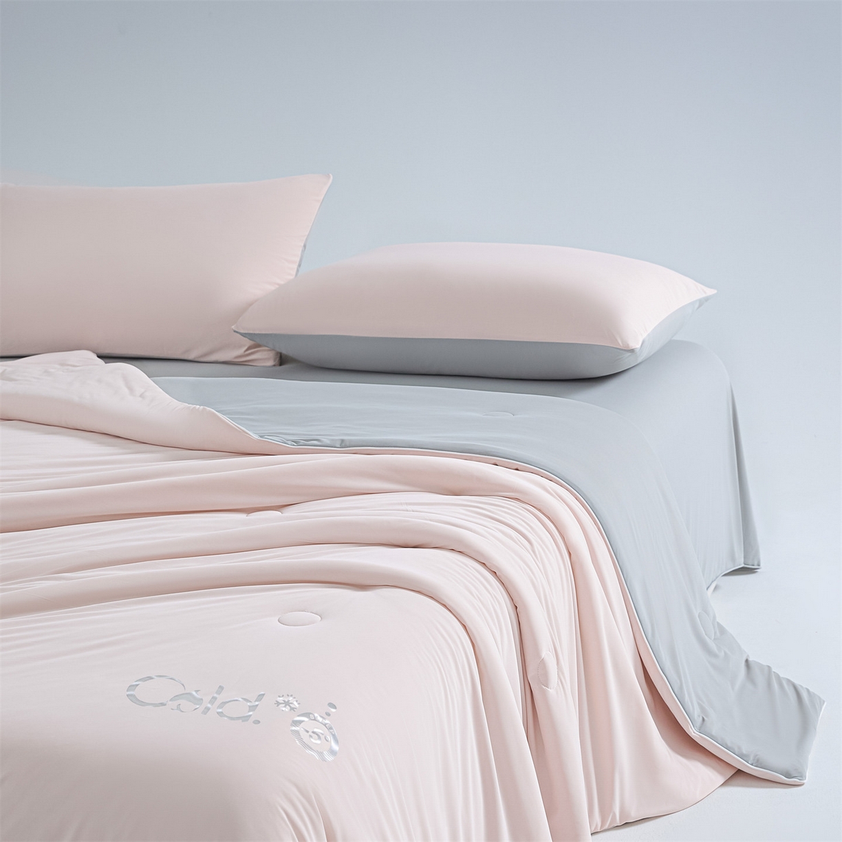 91家纺网 家纺一手货源 找家纺 （总）永耀家纺 2026新款纯色双拼凉感丝大豆夏被夏凉被空调被