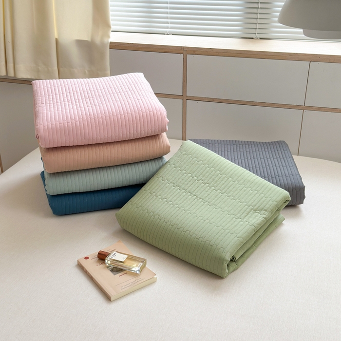 91家纺网 家纺一手货源 找家纺 Sweet dreams甜梦 2026新款全棉纯棉刺绣嵌绳床盖四件套 组合图仅供展示-不可下单