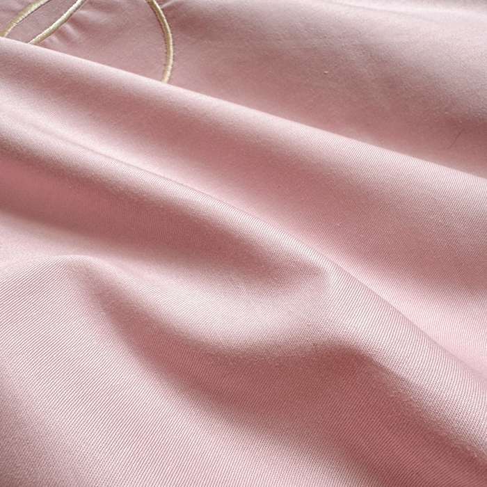 91家纺网 家纺一手货源 找家纺 Sweet dreams甜梦 2026新款全棉纯棉刺绣嵌绳床盖四件套 水蜜粉