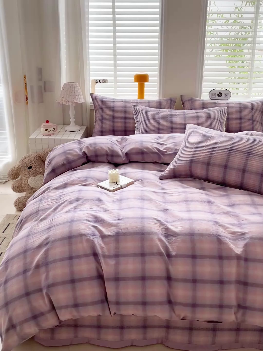 91家纺网 家纺一手货源 找家纺 （总）梦精灵家纺 2026新款全棉纯棉色织水洗棉四件套绗缝夹棉床盖防滑床单四季通用米单人学生宿舍