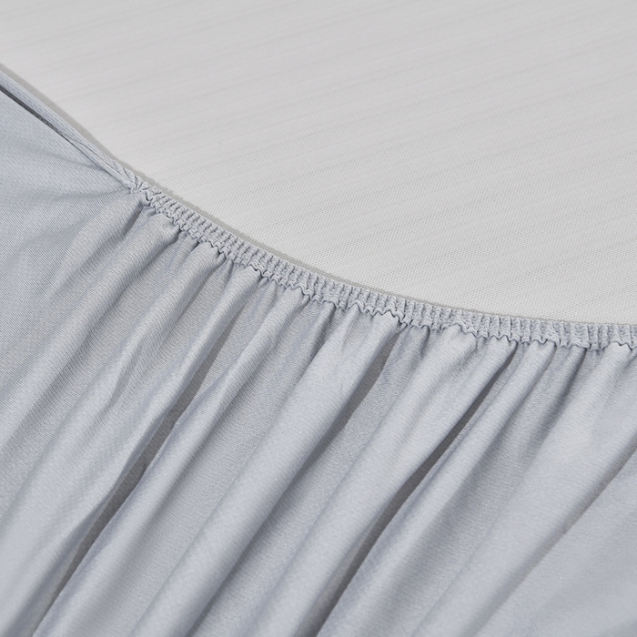 91家纺网 家纺一手货源 找家纺 小牛席业 2026新款【实拍风格】双PE高凉感-迪恩玫瑰提花冰丝席（床笠款）凉席竹席藤席冰藤席乳胶席豆豆席 香槟