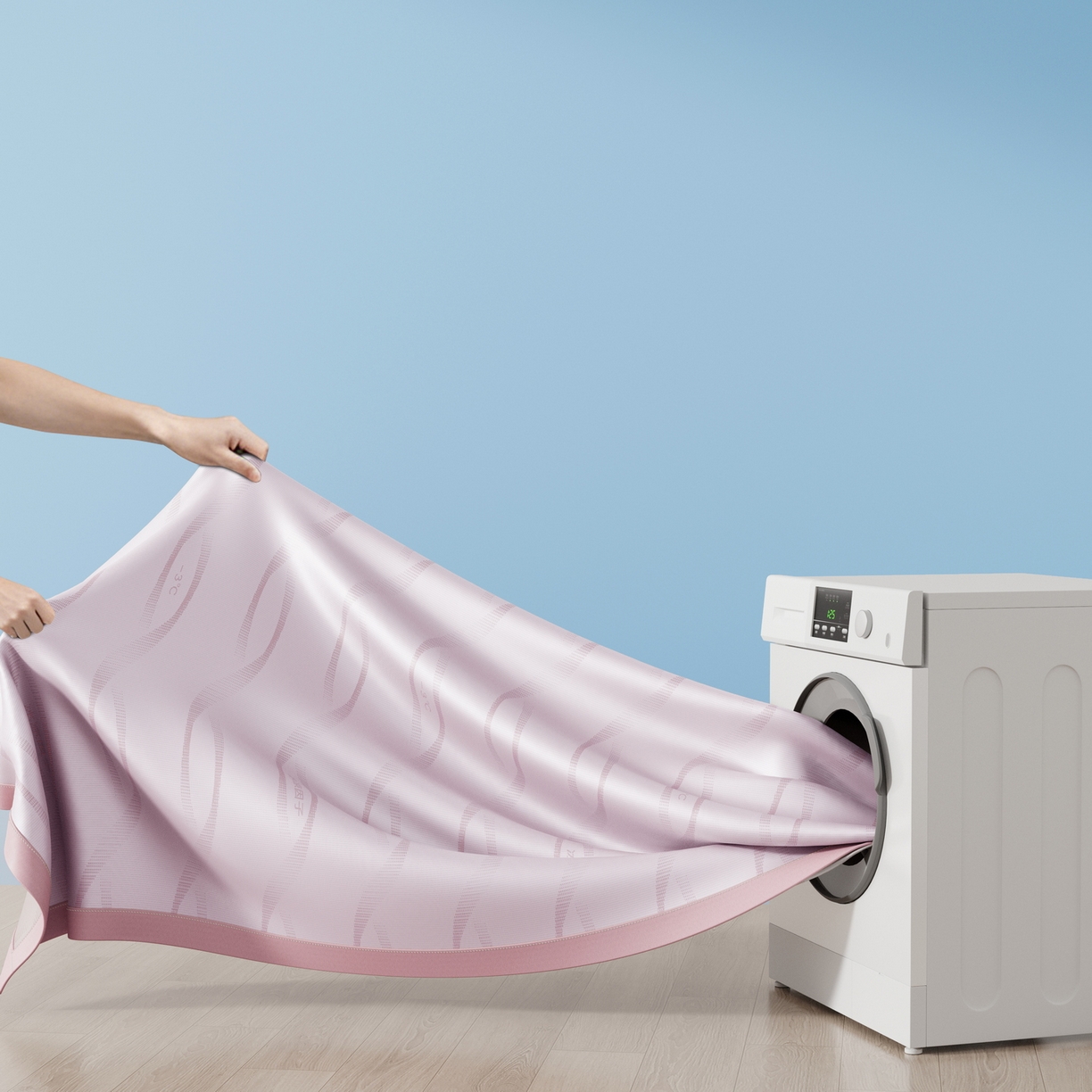 91家纺网 家纺一手货源 找家纺 雅诗帛 2026新款冰凉因子床席款冰丝席 冰凉因子-粉