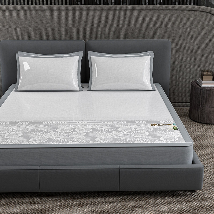 91家纺网 家纺一手货源 找家纺 （总）小牛席业 2026新款半定位大提花凉感冰丝席（床笠款）凉席竹席藤席冰藤席乳胶席豆豆席