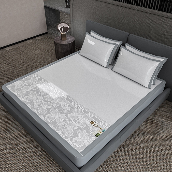 91家纺网 家纺一手货源 找家纺 （总）小牛席业 2026新款半定位大提花凉感冰丝席（床笠款）凉席竹席藤席冰藤席乳胶席豆豆席