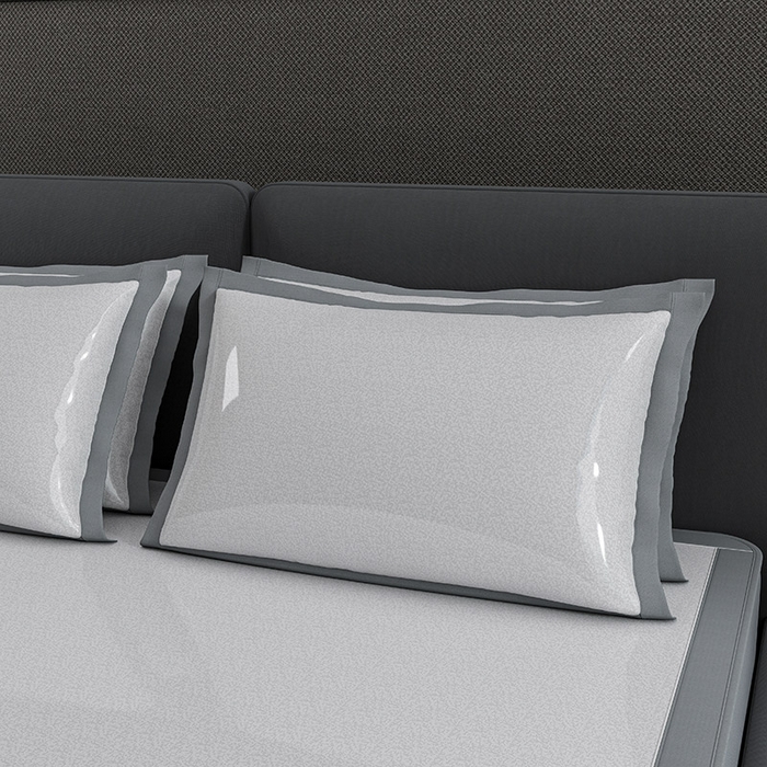 91家纺网 家纺一手货源 找家纺 （总）小牛席业 2026新款半定位大提花凉感冰丝席（床笠款）凉席竹席藤席冰藤席乳胶席豆豆席