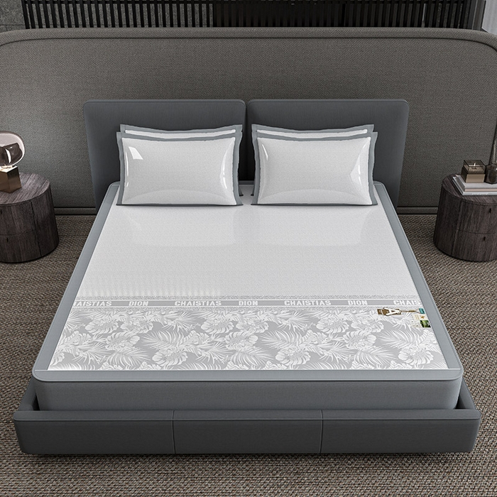 91家纺网 家纺一手货源 找家纺 （总）小牛席业 2026新款半定位大提花凉感冰丝席（床笠款）凉席竹席藤席冰藤席乳胶席豆豆席