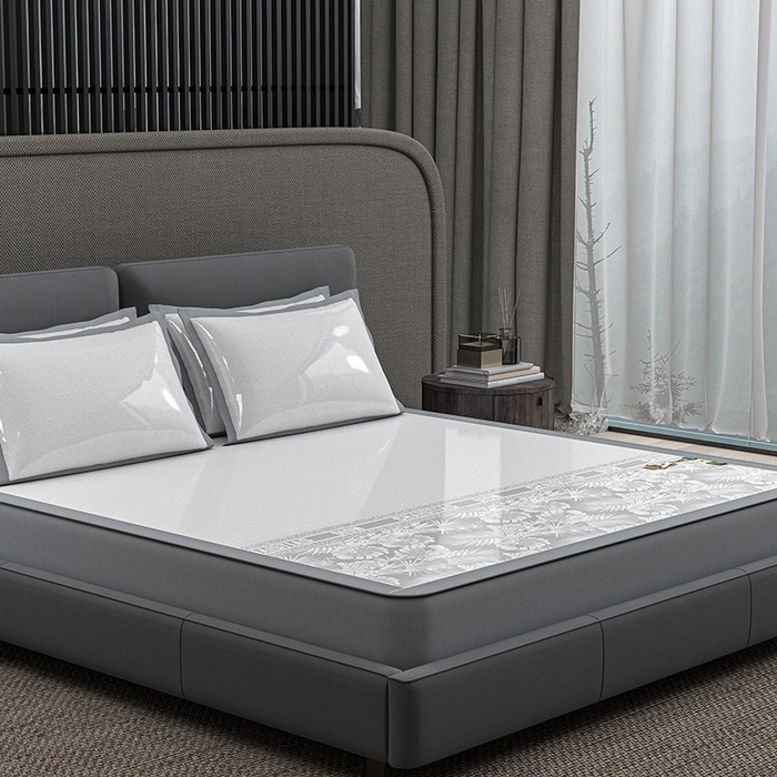 91家纺网 家纺一手货源 找家纺 （总）小牛席业 2026新款半定位大提花凉感冰丝席（床笠款）凉席竹席藤席冰藤席乳胶席豆豆席