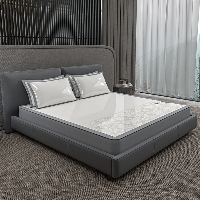 91家纺网 家纺一手货源 找家纺 小牛席业 2026新款半定位大提花凉感冰丝席（床笠款）凉席竹席藤席冰藤席乳胶席豆豆席 香槟