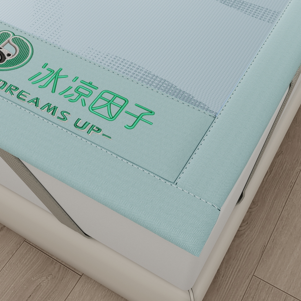 91家纺网 家纺一手货源 找家纺 （总）雅诗帛 2026新款冰凉因子床席款冰丝席