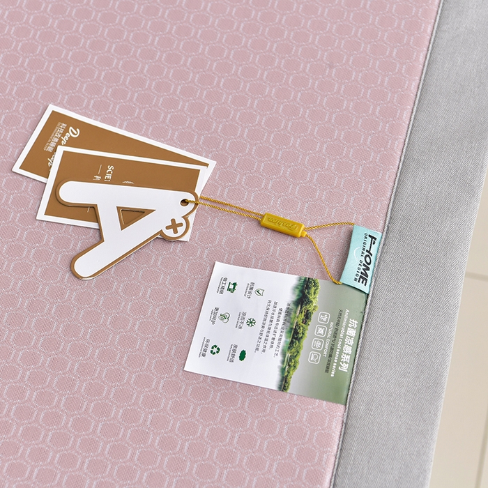 91家纺网 家纺一手货源 找家纺 小牛席业 2026新款小冰块大象凉感冰丝席凉席竹席藤席冰藤席乳胶席豆豆席 粉色