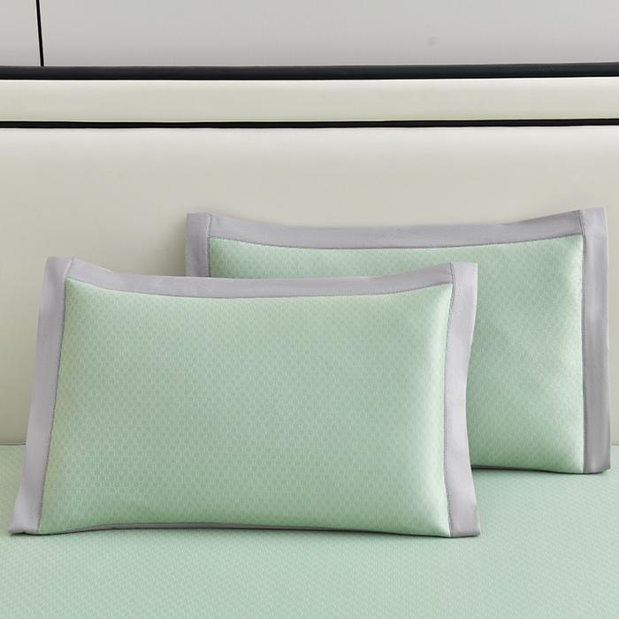 91家纺网 家纺一手货源 找家纺 小牛席业 2026新款小冰块大象凉感冰丝席凉席竹席藤席冰藤席乳胶席豆豆席 绿色