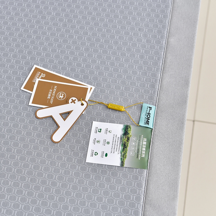 91家纺网 家纺一手货源 找家纺 小牛席业 2026新款小冰块大象凉感冰丝席凉席竹席藤席冰藤席乳胶席豆豆席 灰色