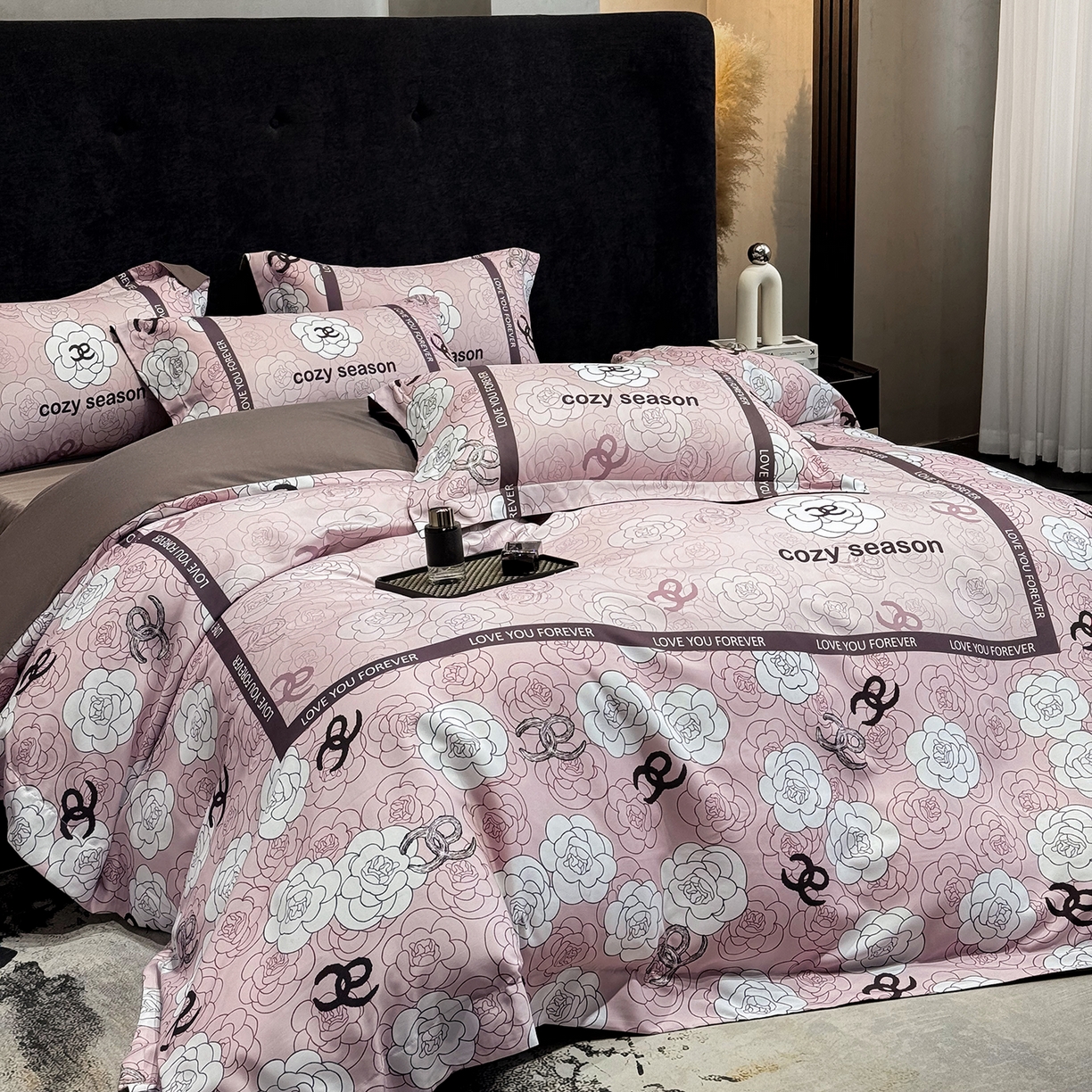 91家纺网 家纺一手货源 找家纺 （总）奥汀洛家纺 2026新款亲肤磨毛数码四件套