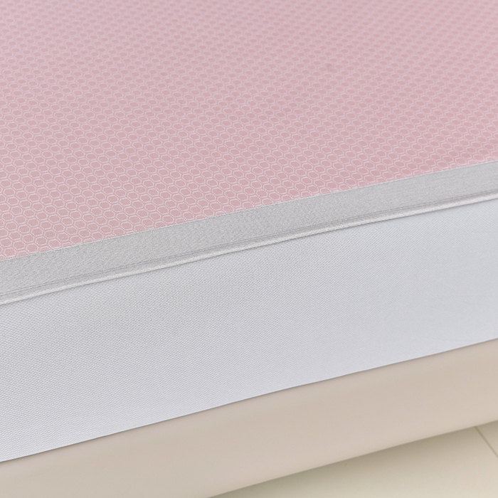 91家纺网 家纺一手货源 找家纺 小牛席业 2026新款小冰块大象凉感冰丝席（床笠款）凉席竹席藤席冰藤席乳胶席豆豆席 粉色