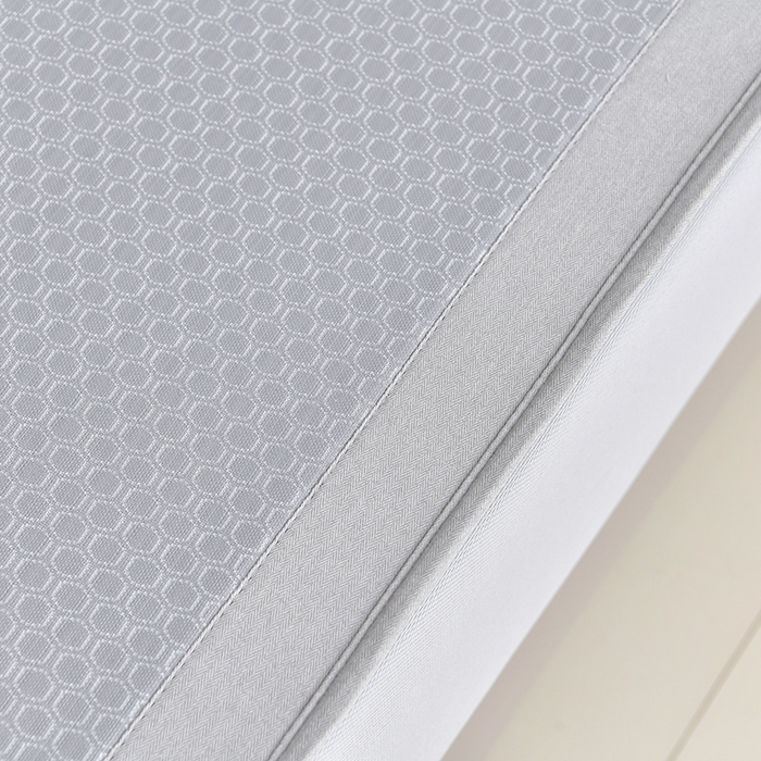 91家纺网 家纺一手货源 找家纺 小牛席业 2026新款小冰块大象凉感冰丝席（床笠款）凉席竹席藤席冰藤席乳胶席豆豆席 灰色