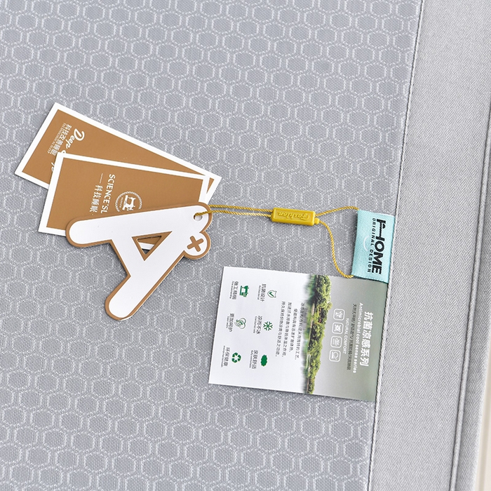 91家纺网 家纺一手货源 找家纺 小牛席业 2026新款小冰块大象凉感冰丝席（床笠款）凉席竹席藤席冰藤席乳胶席豆豆席 灰色