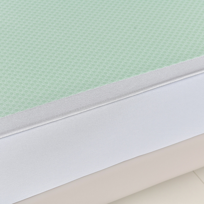 91家纺网 家纺一手货源 找家纺 小牛席业 2026新款小冰块大象凉感冰丝席（床笠款）凉席竹席藤席冰藤席乳胶席豆豆席 绿色