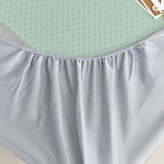 91家纺网 家纺一手货源 找家纺 小牛席业 2026新款小冰块大象凉感冰丝席（床笠款）凉席竹席藤席冰藤席乳胶席豆豆席 绿色