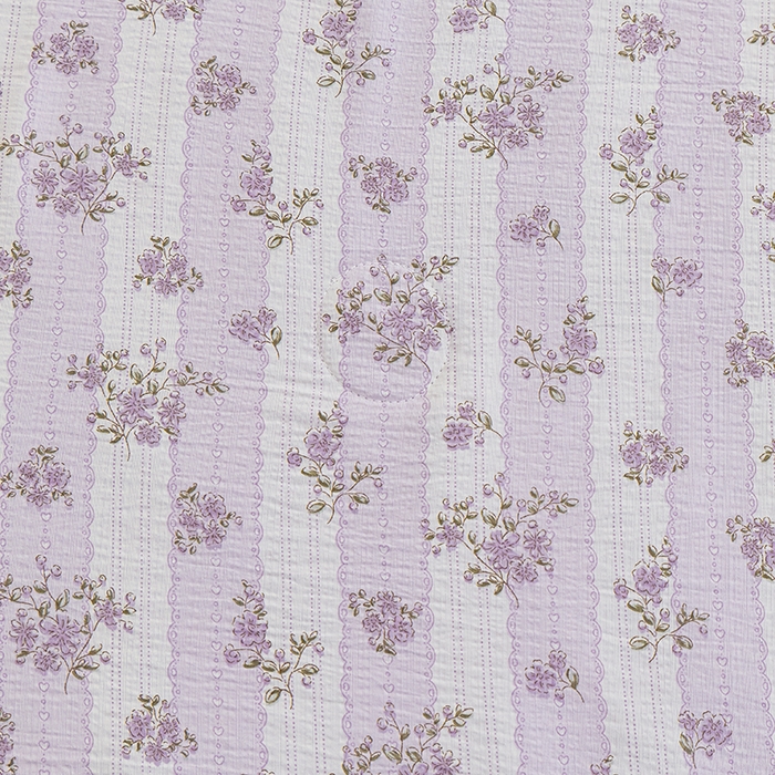 91家纺网 家纺一手货源 找家纺 一比一家纺 2026新款木棉赫本风花边夏被夏凉被空调被 半暖时光紫