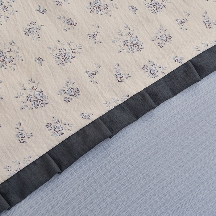 91家纺网 家纺一手货源 找家纺 一比一家纺 2026新款木棉赫本风花边夏被夏凉被空调被 兰黛