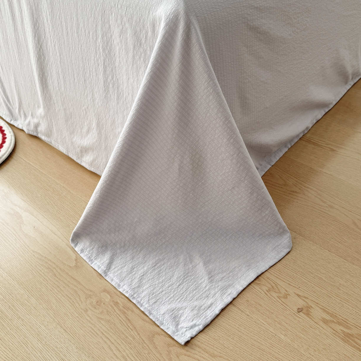 91家纺网 家纺一手货源 找家纺 默忆 2026新款A泡芙双层纱大豆夏被夏凉被空调被夏被四件套 泡芙-心之韵律