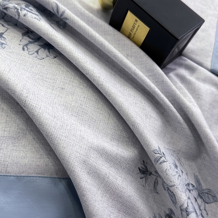 91家纺网 家纺一手货源 找家纺 乐蔻家纺 2026新款宽边数码精梳长绒棉纯棉四件套 舒言 兰