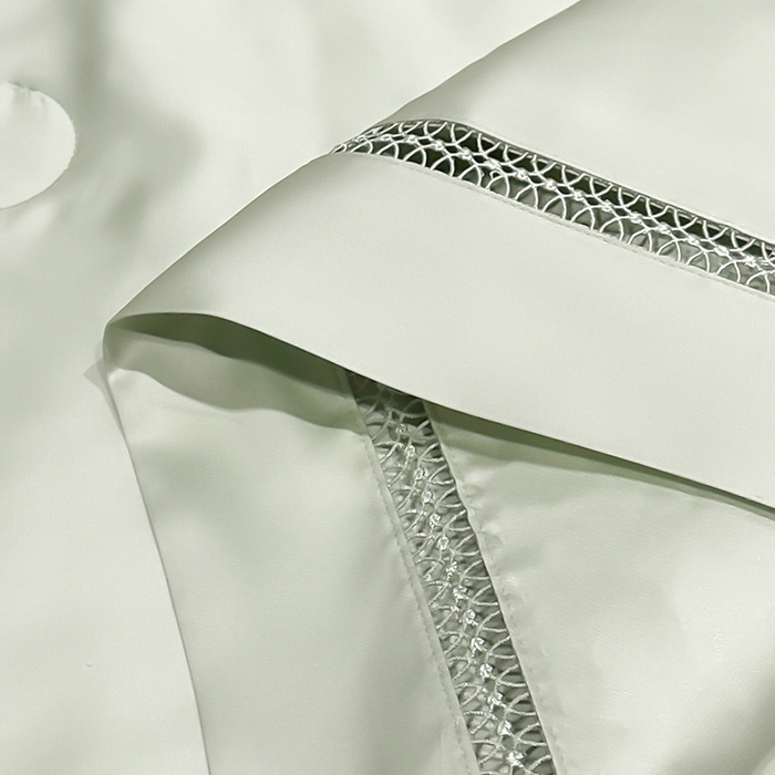 91家纺网 家纺一手货源 找家纺 欧夏家纺 2026新款兰精天丝刺绣镂空夏被空调被夏凉被薄被子-泊莱丽 牛油果