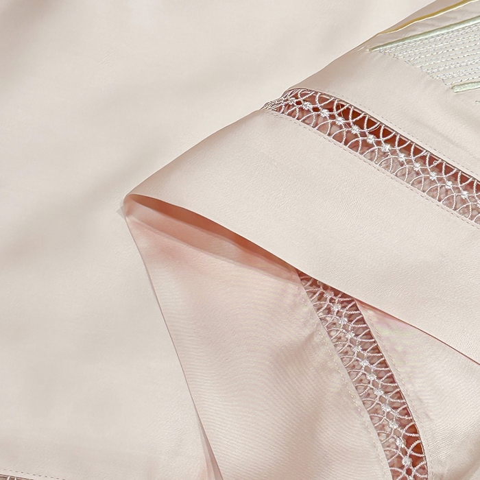 91家纺网 家纺一手货源 找家纺 欧夏家纺 2026新款兰精天丝刺绣镂空夏被空调被夏凉被薄被子-泊莱丽 玉色