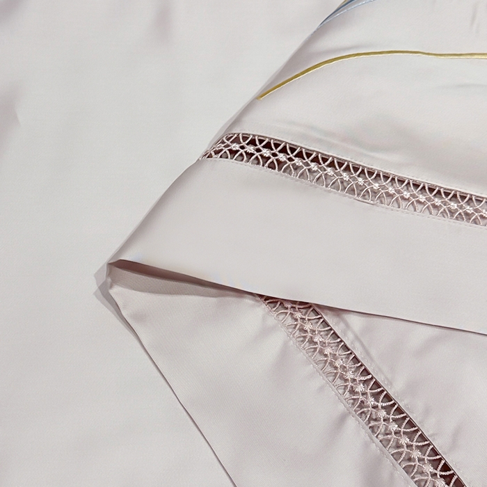 91家纺网 家纺一手货源 找家纺 欧夏家纺 2026新款兰精天丝刺绣镂空夏被空调被夏凉被薄被子-泊莱丽 紫粉色