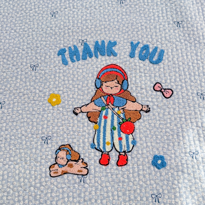 91家纺网 家纺一手货源 找家纺 赛丽雅 2026春夏新款毛巾绣床盖三件套 音乐家