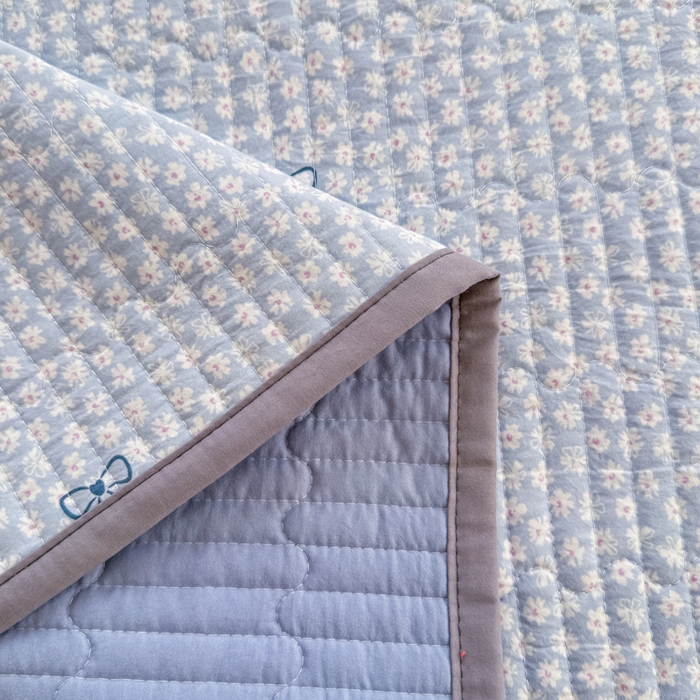 91家纺网 家纺一手货源 找家纺 赛丽雅 2026春夏新款毛巾绣床盖三件套 音乐家