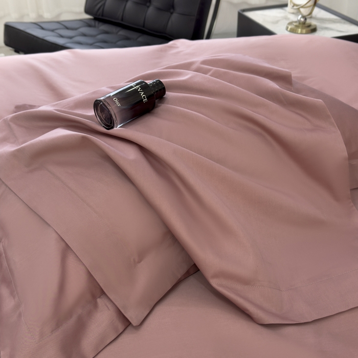 91家纺网 家纺一手货源 找家纺 （总）乐蔻家纺 2026新款100S长绒棉纯棉素色款四件套