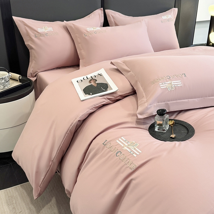 91家纺网 家纺一手货源 找家纺 （总）乐蔻家纺 2026新款四季款全棉纯棉绣花四件套