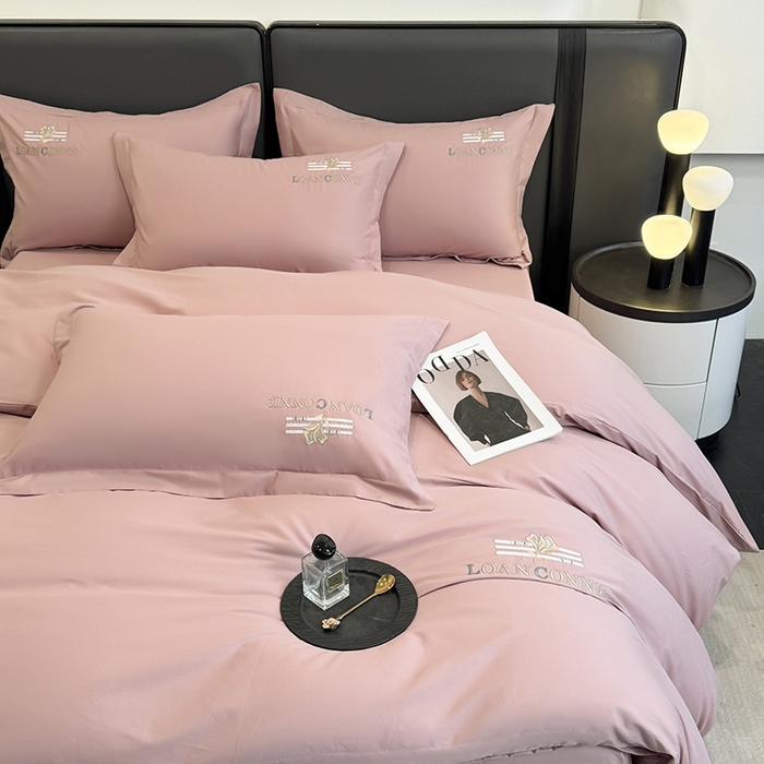 91家纺网 家纺一手货源 找家纺 （总）乐蔻家纺 2026新款四季款全棉纯棉绣花四件套