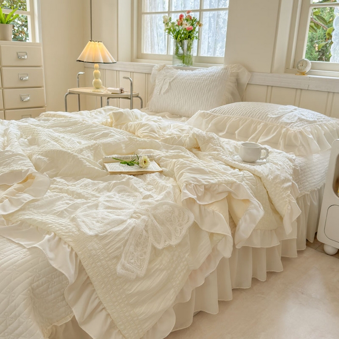 91家纺网 家纺一手货源 找家纺 （总）梵克保罗 2026春夏新款雪纺床盖夏被夏凉被空调被四件套单夏被床盖三件套