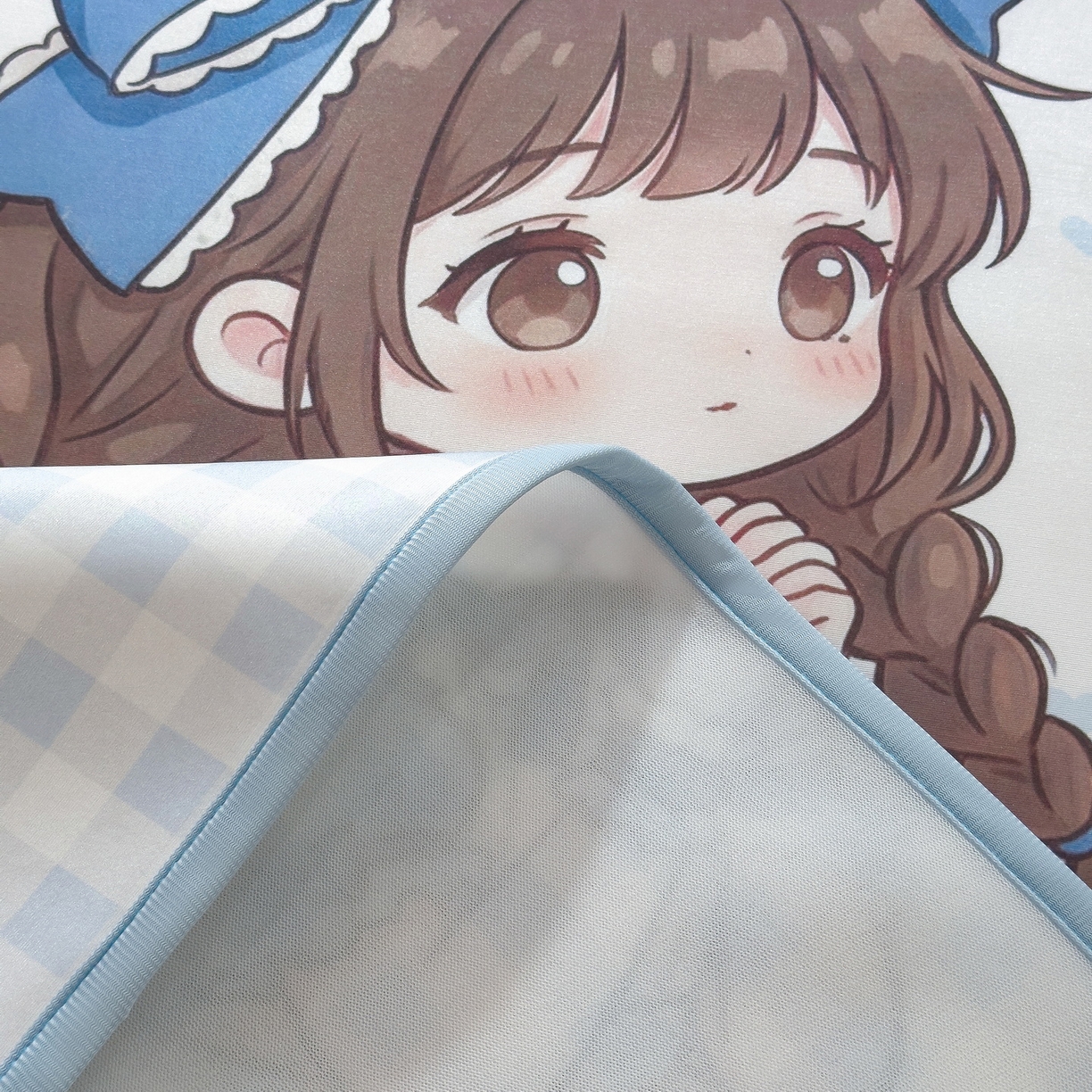 91家纺网 家纺一手货源 找家纺 丝羽坊 2026新款ins设计师原创大版小清新卡通冰皮复合软凉席  甜梦公主-床笠款