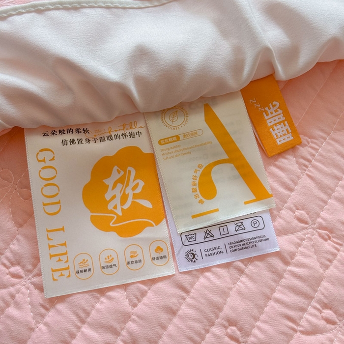 91家纺网 家纺一手货源 找家纺 梵克保罗 2026春夏新款雪纺床盖夏被夏凉被空调被四件套单夏被床盖三件套 玉芙蓉