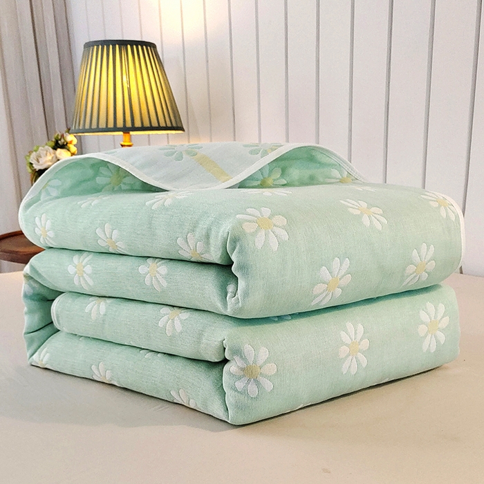 91家纺网 家纺一手货源 找家纺 （总）静缘分 2026新款全棉纯棉6层纱布毛巾被纯棉六层纱布毯