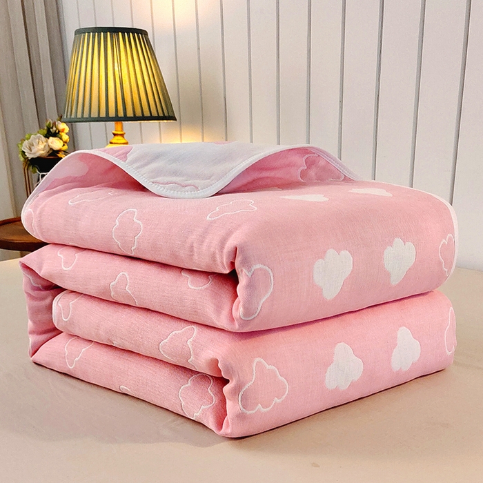 91家纺网 家纺一手货源 找家纺 （总）静缘分 2026新款全棉纯棉6层纱布毛巾被纯棉六层纱布毯