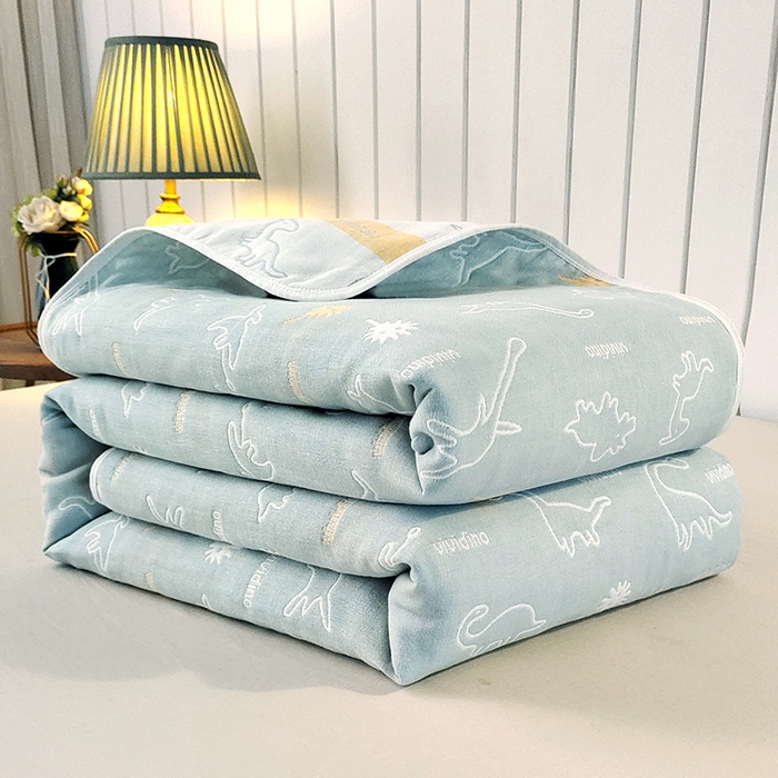 91家纺网 家纺一手货源 找家纺 （总）静缘分 2026新款全棉纯棉6层纱布毛巾被纯棉六层纱布毯