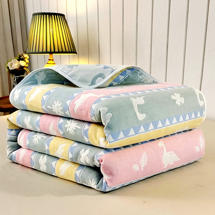 91家纺网 家纺一手货源 找家纺 （总）静缘分 2026新款全棉纯棉6层纱布毛巾被纯棉六层纱布毯