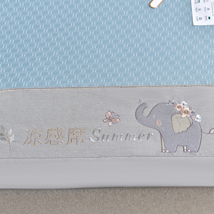 91家纺网 家纺一手货源 找家纺 （总）小牛席业 2026新款小冰块大象凉感冰丝席凉席竹席藤席冰藤席乳胶席豆豆席