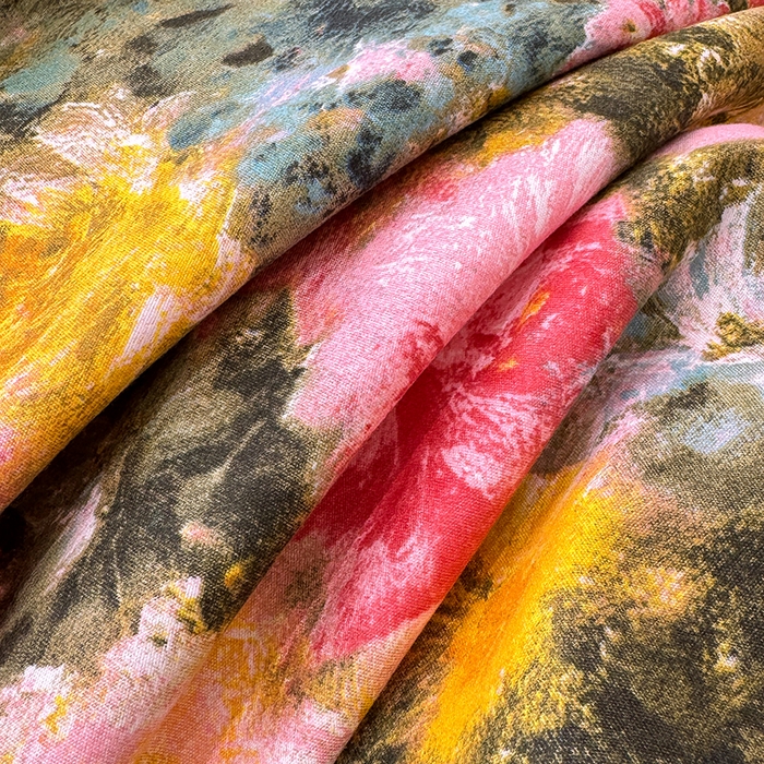 91家纺网 家纺一手货源 找家纺 桔禾家纺 2026新款田园花卉小清新直播加厚植物羊绒四件套高克重磨毛跨境四件套 大量现货 芙萃花韵