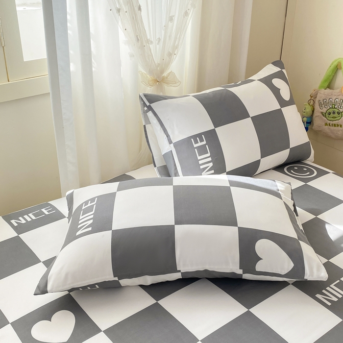 91家纺网 家纺一手货源 找家纺 朵朵家纺 2025新款超柔水洗棉云感印花单床笠床垫保护套床笠（床垫保护套可定制尺寸 ）-场景三 简单时尚