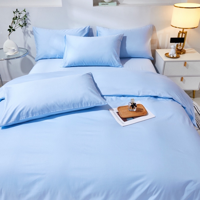 91家纺网 家纺一手货源 找家纺 （总）晶缦家纺 2026新款喷气A类全棉13376纯棉斜纹纯色单被套单品被套被套单件