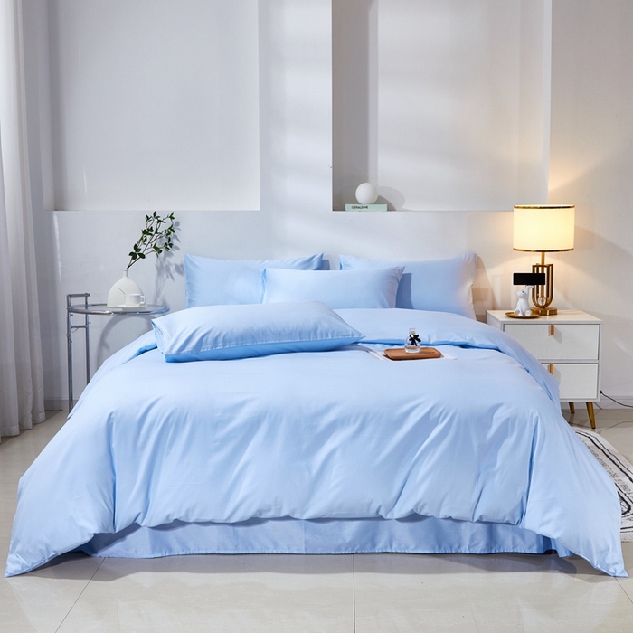 91家纺网 家纺一手货源 找家纺 （总）晶缦家纺 2026新款喷气A类全棉13376纯棉斜纹纯色单被套单品被套被套单件